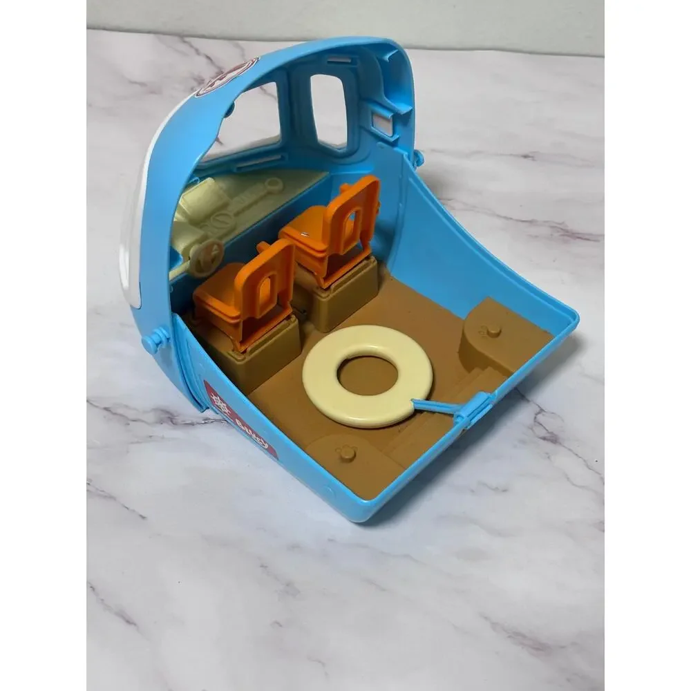 Bluey 3-in-1 Transforming Plane Figure Playset Airplane Boat Resort